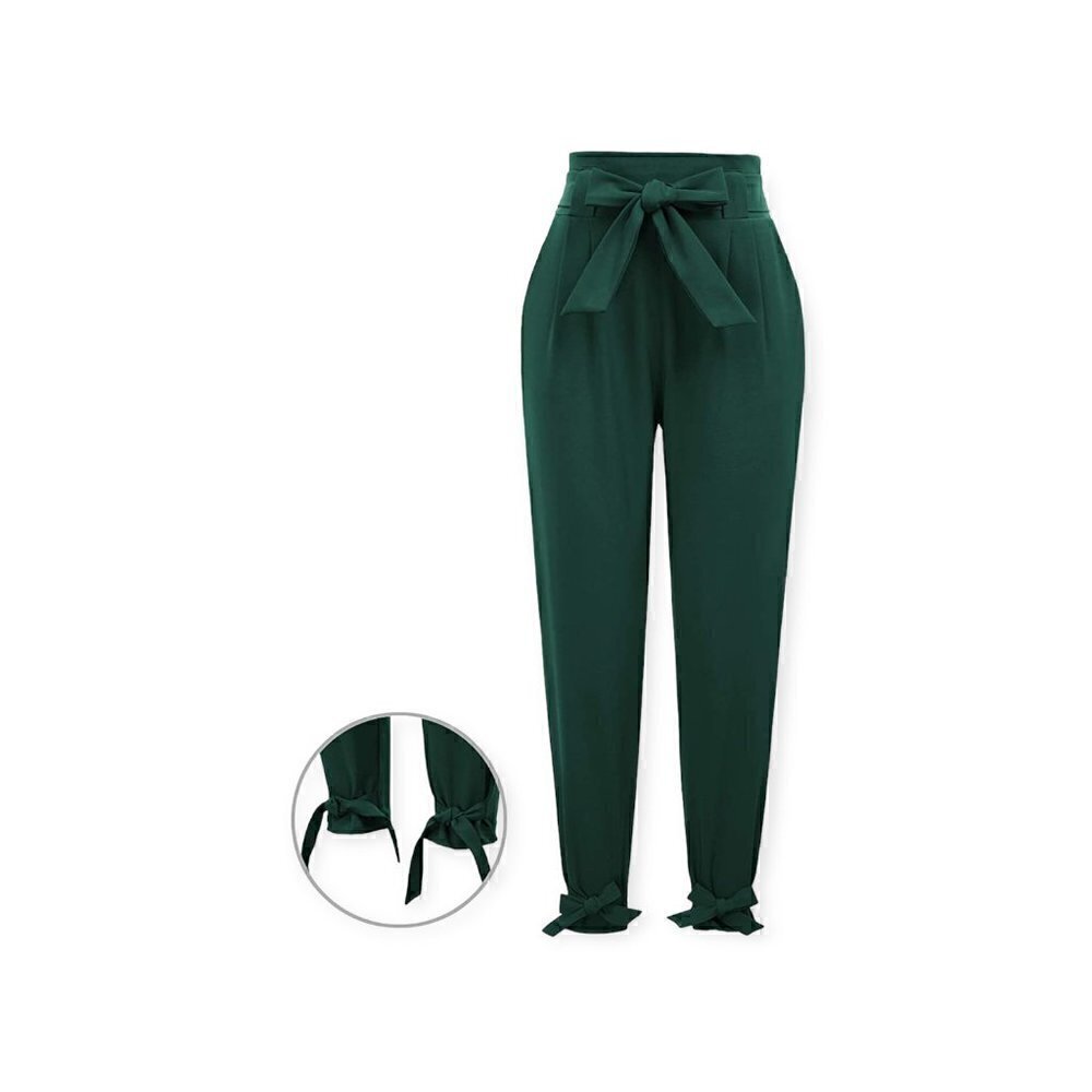 Grace Karin Green Ankle Pants - Picture 5 of 5